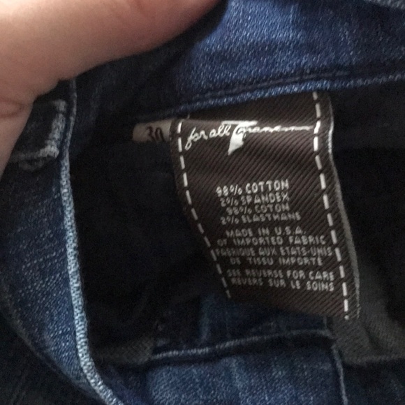 [7 For All Mankind] Roxanne Flood Jeans 30 EUC - Picture 5 of 6